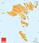 Kort (geografi)-Færøerne-political-simple-map-of-faroe-islands.jpg