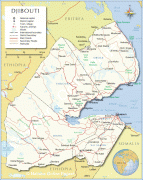 Kaart (cartografie)-Djibouti (land)-djibouti-map.jpg