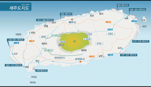 Kaart (kartograafia)-Cheju provints-jejudo_map.jpg