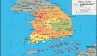 Karte (Kartografie)-Jeju-do-south-korea-map.jpg