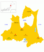 Karte (Kartografie)-Präfektur Aomori-cmap.png