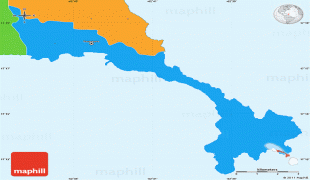 Kaart (kartograafia)-Basseterre-political-simple-map-of-saint-george-basseterre.jpg