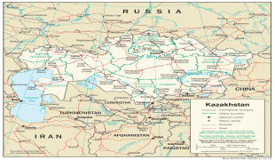 Kort (geografi)-Kasakhstan-kazakhstan_trans-2001.jpg