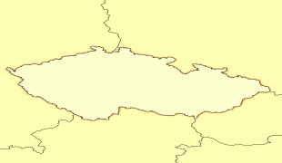 Kaart (kartograafia)-Tšehhi-Czech_Republic_map_modern.png