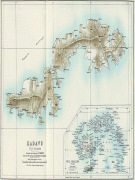 Kaart (kartograafia)-Fidži-fiji_kadavu_1889.jpg