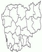 Karte (Kartografie)-Kambodscha-Cambodia-Provinces-Outline-Map.png