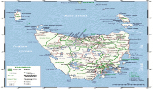 Географическая карта-Тасмания-tasmania-map.jpg