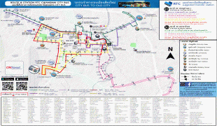 Bản đồ-Sân bay quốc tế Chiang Mai-bus-route.jpg