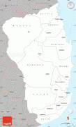 Carte géographique-Aérodrome d'Inhambane-gray-simple-map-of-inhambane.jpg