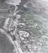 Kaart (cartografie)-Kota Kinabalu International Airport-Jesselton1930s-Aerial.jpg