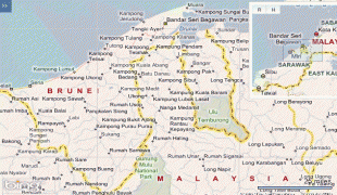 Kaart (cartografie)-Brunei International Airport-brunei_map_big.jpg