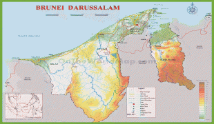 Peta-Bandar Udara Internasional Brunei-Brunei-darussalam-map-from-ontheworldmap-1.jpg
