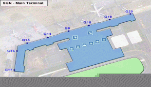 Ģeogrāfiskā karte-Tanšonņatas starptautiskā lidosta-HoChiMinh-SGN-MainTerminal.jpg