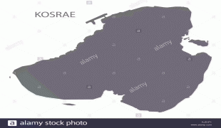 지도-코스라에 국제공항-kosrae-island-map-of-micronesia-grey-illustration-silhouette-shape-KJ51P1.jpg