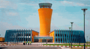 Mapa-Medzinárodné letisko N’djili-kinshasa-airport-control-tower.jpg