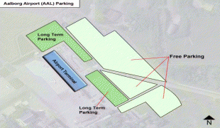 Ģeogrāfiskā karte-Aalborg Airport-Aalborg-Airport-AAL-Parking.jpg