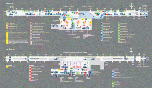Kaart (cartografie)-Luchthaven Oslo Gardermoen-7-arrival_map.png