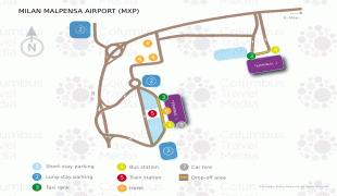 Karte (Kartografie)-Flughafen Mailand-Malpensa-MilanMalpensa_(MXP).png
