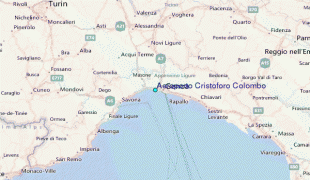 Kaart (kartograafia)-Genova Sestri lennujaam-Genoa-C-Colombo-Airport.8.gif