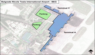 Carte géographique-Aéroport de Tivat-Belgrade-Nicola-Tesla-BEG-Terminal-map.jpg