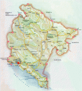 Carte géographique-Aéroport de Tivat-countrymaptivat.jpg