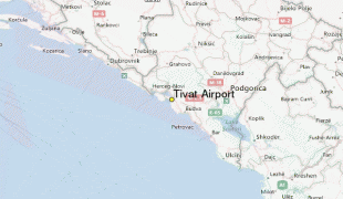 Carte géographique-Aéroport de Tivat-Tivat-Airport.8.gif