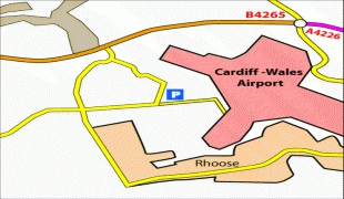 Χάρτης-Cardiff Airport-cardiff_highwayman.gif