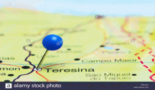Bản đồ-Sân bay Teresina-teresina-pinned-on-a-map-of-brazil-F5EJAC.jpg
