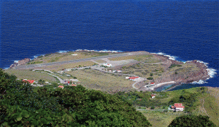 Mappa-Aeroporto di Saba-Juancho E. Yrausquin-Saba-SAB.jpg