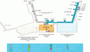 Bản đồ-Sân bay quốc tế Lynden Pindling-Arrivals-Level-01.png