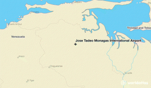Carte géographique-Aéroport de Tobago-mun-jose-tadeo-monagas-international-airport.jpg