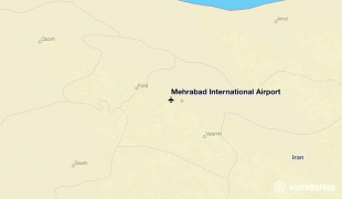 Karte (Kartografie)-Flughafen Lənkəran-thr-mehrabad-international-airport.jpg