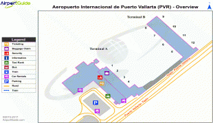 Kaart (cartografie)-Licenciado Gustavo Diaz Ordaz International Airport-PVR_overview_map.png