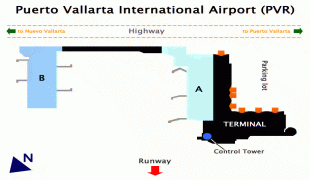Kaart (cartografie)-Licenciado Gustavo Diaz Ordaz International Airport-puerto-vallarta-airport-diagram-02.jpg