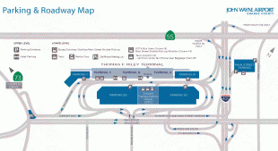 Kaart (cartografie)-Francisco C. Ada International Airport-parking.gif
