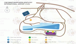 Bản đồ-Sân bay quốc tế Cincinnati/Bắc Kentucky-Cincinnati_(CVG).png