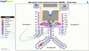 Bản đồ-Sân bay quốc tế Memphis-MEM_overview_map.png