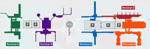 Bản đồ-Sân bay liên lục địa George Bush-houston-terminal-map.png