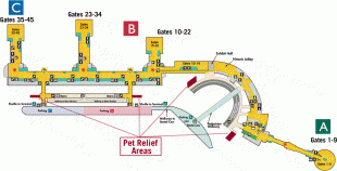 Bản đồ-Sân bay quốc gia Ronald Reagan Washington-pet-relief-map.jpg