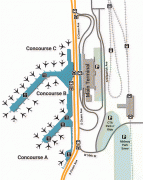 Bản đồ-Sân bay quốc tế Chicago Midway-mdw-airport-terminals.jpg
