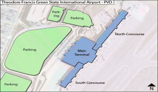 Bản đồ-Theodore Francis Green State Airport-Theodore-Francis-Green-PVD-terminal-map.jpg