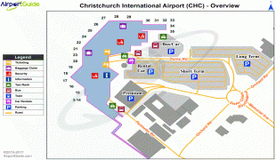 Bản đồ-Sân bay quốc tế Christchurch-CHC_overview_map.png