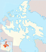 Carte géographique-Aéroport d'Iqaluit-Location_map_Nunavut_2.png