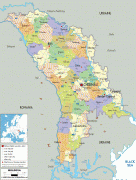 Karte (Kartografie)-Moldawien-political-map-of-Moldova.gif
