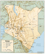 Kort (geografi)-Kenya-kenya.gif