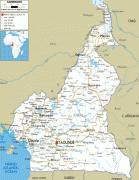 Bản đồ-Cameroon-Cameroon-road-map.gif