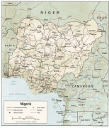 Kaart (cartografie)-Nigeria-nigeria.gif