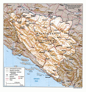 Kaart (kartograafia)-Bosnia ja Hertsegoviina-bosniaherzegovina.jpg