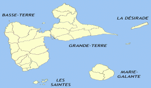 Kaart (cartografie)-Guadeloupe-Gua
