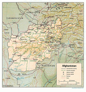 Географическая карта-Афганистан-afghanistan.jpg